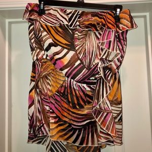 Wet Seal multi-colored crop top, Medium